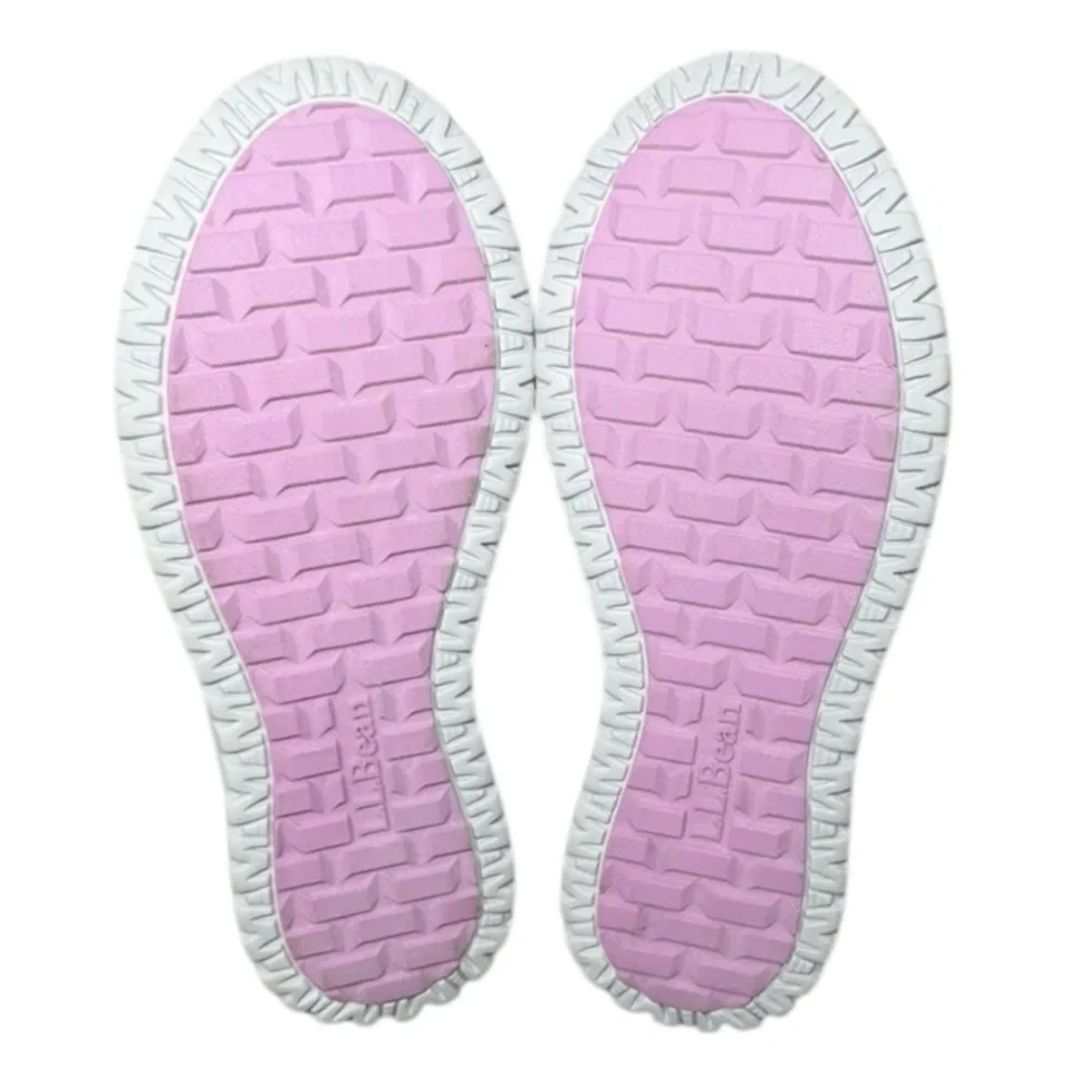 L.L. Bean Big Kids Airlight Mauve Berry Slingback Slippers Size 3-4